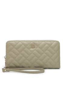 Scarlett Women's Quilted Long Wallet / Purse - SM 010