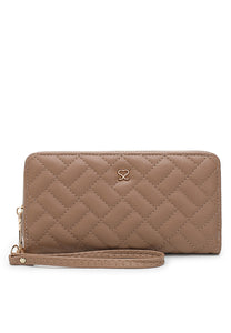 Scarlett Women's Quilted Long Wallet / Purse - SM 010