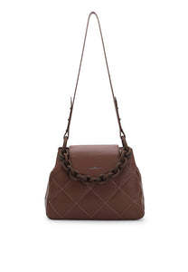 Riley Quilted Women's Chain Top Handle Sling Bag / Crossbody Bag - SAX 517