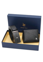 Load image into Gallery viewer, Men&#39;s Gift Set - Genuine Leather Bifold Wallet + 35MM Automatic Belt - SGS 568-3