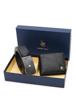 Load image into Gallery viewer, Men&#39;s Gift Set - Genuine Leather Bifold Wallet + 35MM Automatic Belt - SGS 568-1