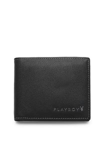 Men's Genuine Leather RFID Blocking Fortune Black Wallet - PW 279