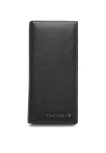 Load image into Gallery viewer, Men&#39;s Genuine Leather RFID Blocking Fortune Black Wallet - PW 279