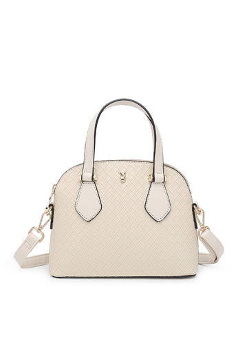 Women's Top Handle Bag / Sling Bag / Crossbody Bag - White