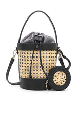 Load image into Gallery viewer, Women&#39;s Top Handle Bucket Bag / Sling Bag / Crossbody Bag - SCF 55510