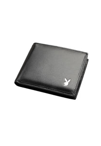 Men's RFID Blocking Bi Fold Black Wallet - PW 230