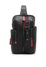 Load image into Gallery viewer, Men&#39;s Leather Chest Bag / Sling Bag / Backpack - VVV 10015