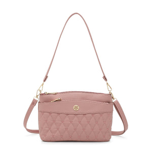 Ladies Quilted Top Handle Sling Bag - NDL 9601