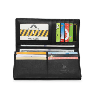 Men's Genuine Leather RFID Blocking Wallet - SW 180