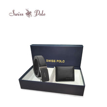 Load image into Gallery viewer, Gift Set - Leather RFID Wallet + 35mm Automatic Buckle Belt - SGS 572-9