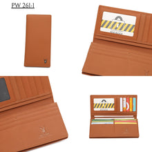 Load image into Gallery viewer, Men&#39;s Genuine Leather RFID Blocking Bi Fold Long / Short Wallet - PW 261