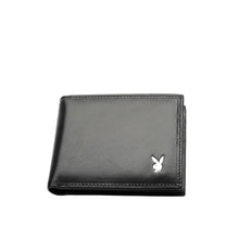 Load image into Gallery viewer, Men&#39;s RFID Blocking Bi Fold Black Wallet - PW 230