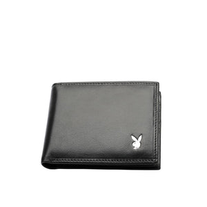 Men's RFID Blocking Bi Fold Black Wallet - PW 230