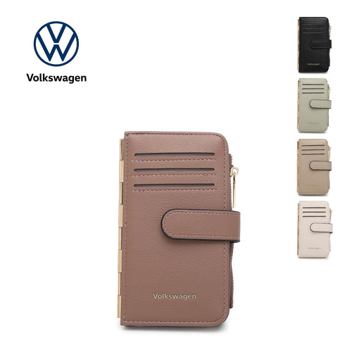 Women's Leather Card Holder With Coin Compartment - KP 023