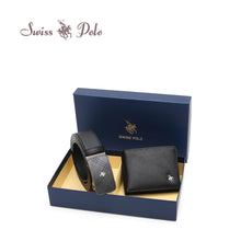 Load image into Gallery viewer, Men&#39;s Gift Set - Genuine Leather Bifold Wallet + 35MM Automatic Belt - SGS 568-1