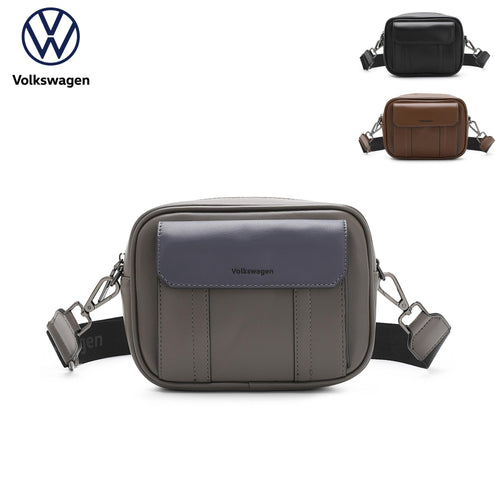 Men's  Leather Chest Bag / Crossbody Bag / Shoulder Sling Bag -VUQ 7952