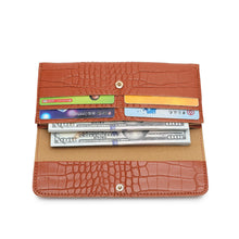 Load image into Gallery viewer, Women&#39;s 3-In-1 Croc Embossed Handbag + Pouch + Coin Case - HGY 1885