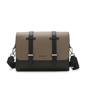 Men's Leather Chest Bag / Shoulder Sling Bag - PMA 7994