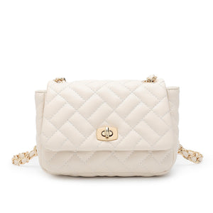 Women's Chain Quilted Sling Bag / Crossbody Bag - HHC 9374