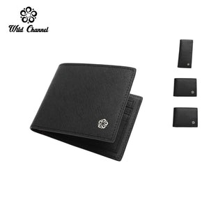 Men's Genuine Leather RFID Blocking Bi Fold Wallet - NW 007