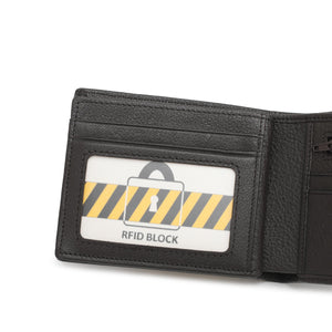 Men's Genuine Leather RFID Short Wallet - VWW 135