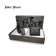Load image into Gallery viewer, Gift Set - Leather RFID Wallet + 35mm Automatic Buckle Belt - JGS 101-4