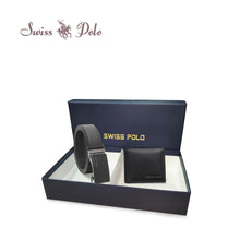 Load image into Gallery viewer, Gift Set - Leather RFID Wallet + 35mm Automatic Buckle Belt - SGS 572-10