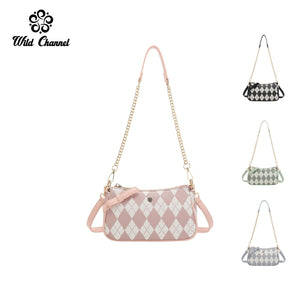 Women's Top Handle Chain Sling Bag / Crossbody Bag / Shoulder Bag - NDA 102