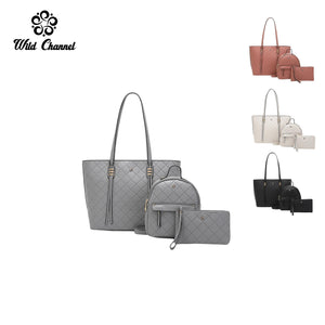 3 in 1 Tote Bag & Top Handle Bag & Pouch - NEJ 1768