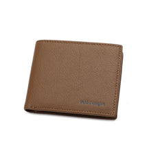 Load image into Gallery viewer, Men&#39;s Genuine Leather RFID Bi-Fold Wallet / Tri-Fold Wallet / Money Clip - VWW 130