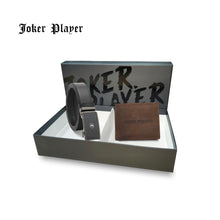 Load image into Gallery viewer, Gift Set - Leather RFID Wallet + 35mm Automatic Buckle Belt - JGS 101-1