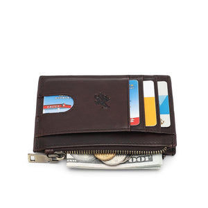 Genuine Leather RFID Card Holder / Landyard - SW 200