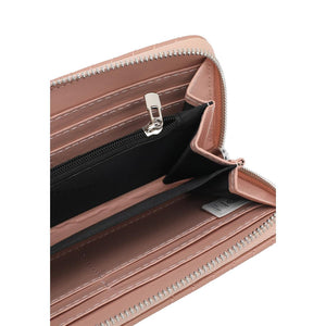 Women's RFID Zipper Long Wallet / Purse With Detachable Wrist Strap And Coin Compartment - KP 008