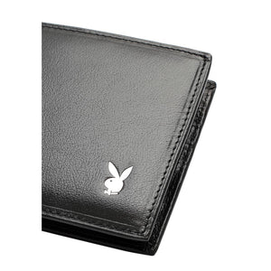 Men's RFID Blocking Bi Fold Black Wallet - PW 230