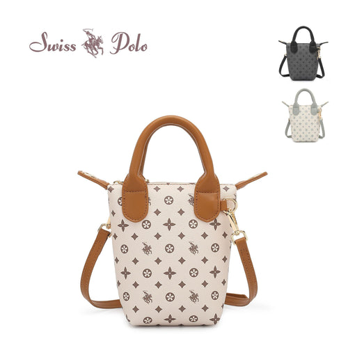 Women's Monogram Top Handle Sling Bag / Crossbody Bag - HNE 061