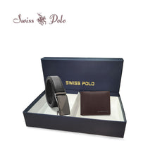 Load image into Gallery viewer, Gift Set - Leather RFID Wallet + 35mm Automatic Buckle Belt - SGS 572-4