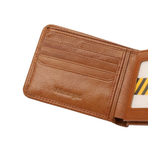 Men's Genuine Leather RFID Bi-Fold Wallet - VWW 126