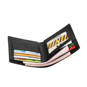 Men's Genuine Leather RFID Blocking Bi Fold Wallet - NW 007