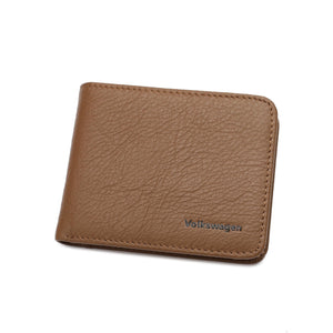 Men's Genuine Leather RFID Bi-Fold Wallet / Tri-Fold Wallet / Money Clip - VWW 130