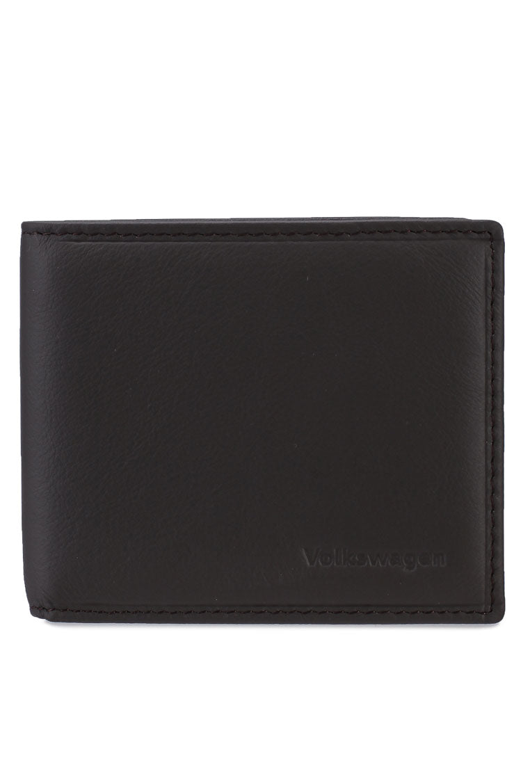 Men's RFID Bi Fold Genuine Leather Short Wallet-VWW 125
