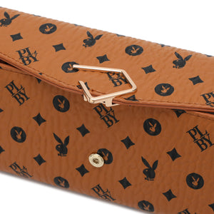 PLAYBOY BUNNY LADIES MONOGRAM LONG PURSE EMILEE