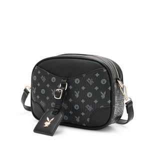 PLAYBOY BUNNY LADIES MONOGRAM SLING BAG KAYLIN