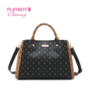 Playboy Bunny Ladies Monogram Top Handle Sling Bag Melody