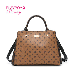 Playboy Bunny Ladies Monogram Top Handle Sling Bag Melody