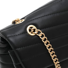 Load image into Gallery viewer, LADIES TWIN CHAIN HANDLE SLING BAG