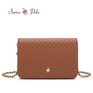 Women's Quilted Chain Crossbody Bag