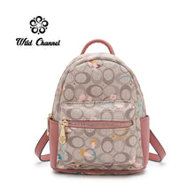 Load image into Gallery viewer, WILD CHANNEL LADIES MONOGRAM MINI BACKPACK LEAH