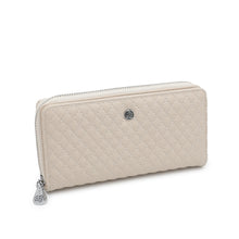 Load image into Gallery viewer, Women&#39;s Bi Fold Quilted Long Purse