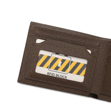 Load image into Gallery viewer, WILD CHANNEL GENUINE LEATHER RFID SHORT WALLET NW 001-2 KHAKI