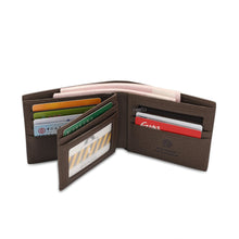Load image into Gallery viewer, WILD CHANNEL GENUINE LEATHER RFID SHORT WALLET NW 001-5 KHAKI